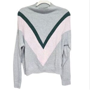 Old Navy Sweater Womens‎ Medium Mock Neck Gray Long Sleeve